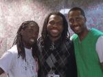 Soundcheck MD Thaddaeus Tribbett, GOSPELflava.com's Gerard Bonner, and Men of Standard's Isaac Carree