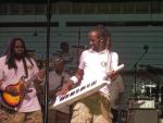 Tye Tribbett launches with a mean keyboard solo during Hold On