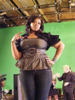 Kierra Sheard on the runway