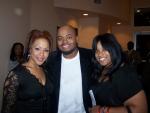 Erica Campbell, GOSPELflava.com's Steve Jones, and Kierra Kiki Sheard