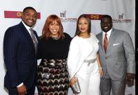 Teddy and Tina Campbell, and Erica and Warryn Campbell