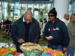 7 Sons of Soul members Cliff Jones and Dave Lindsay prepare to dine