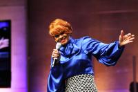 Dorinda Clark Cole onstage