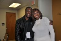 GOSPELflava.com's Martin Williams with Syretta Thompson