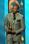 Dwayne Woods accepting his Stellar Award