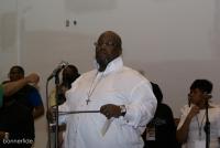 GOSPELflava.com's James Robinson overseeing the event