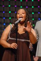 Lalah Hathaway sings 