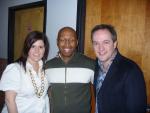 Nicole Binion, GOSPELflava.com's Dwayne Lacy and David Binion