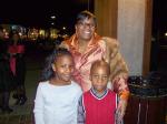 Stellar Award Radio Announcer of the Year Cheryl Jackson with her children