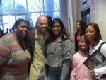 Tammy Taylor, JJ and Trina Hairston, and Maurette Brown Clark