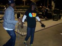 Tye Tribbett and GA Member Aaron Camper after the show