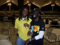 Tye Tribbett and Gospelflava.com's Gerard Bonner during an interview