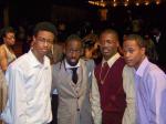 Tye Tribbett spends time with a few young soldiers