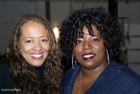 WLIB's Liz Black and Light Records' Gina Miller